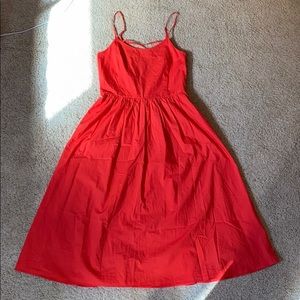 & Other Stories Lace Up Maxi Dress